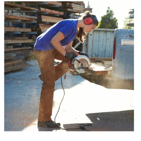 Duluth Flex Fire Hose Relaxed Leg Cargo Pants Women's 14 x31 Brown - Picture 15 of 15